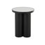Table d'appoint Cole And Grey avec plateau en marbre blanc