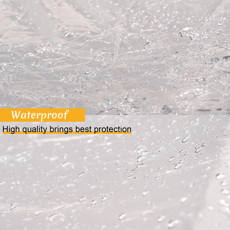 Beige and Brown Weatherproof Outdoor Furniture Cover