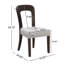 Ensemble de 2 chaises de salle à manger rembourrées avec pieds en bois d'hévéa massif, capacité de poids de 330 lb-575438434-575438433