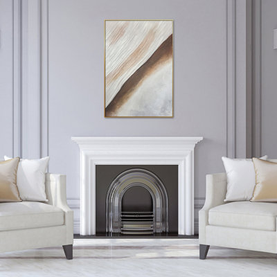 Peinture à l'huile peinte à la main «Sandy Slope Serenity» par Oppidan Home (H 28 po x l 40 po)
