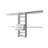 White Modular Closet Organizer System With Hanging Rods
