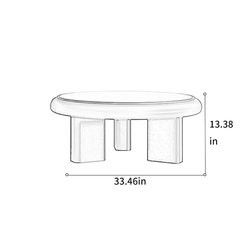 Table basse ronde