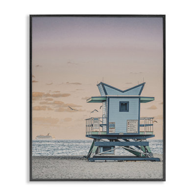 «Miami Lifeguard Stand», estampe numérique par LSR Design Studio