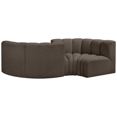 Iyra Upholstered Curved Sectional Reversible