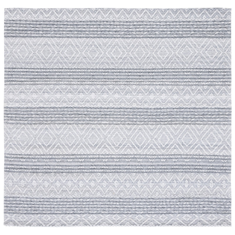 Nerbone Hand Loomed Performance Southwestern Rug, Square 6'