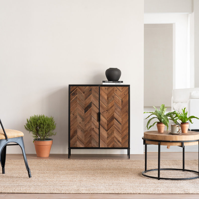 2 - Door Rectangle Accent Cabinet