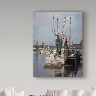 «Shrimp Bateaux» de Garv, reproduction de photo sur toile tendue