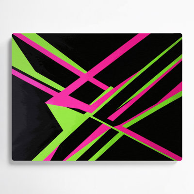 Hard Edge 88 Black Metal Wall Art