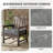 Outdoor 5” Seat Cushions And 24”X24” Outdoor Cushions Dining Seat Cushions -839559798