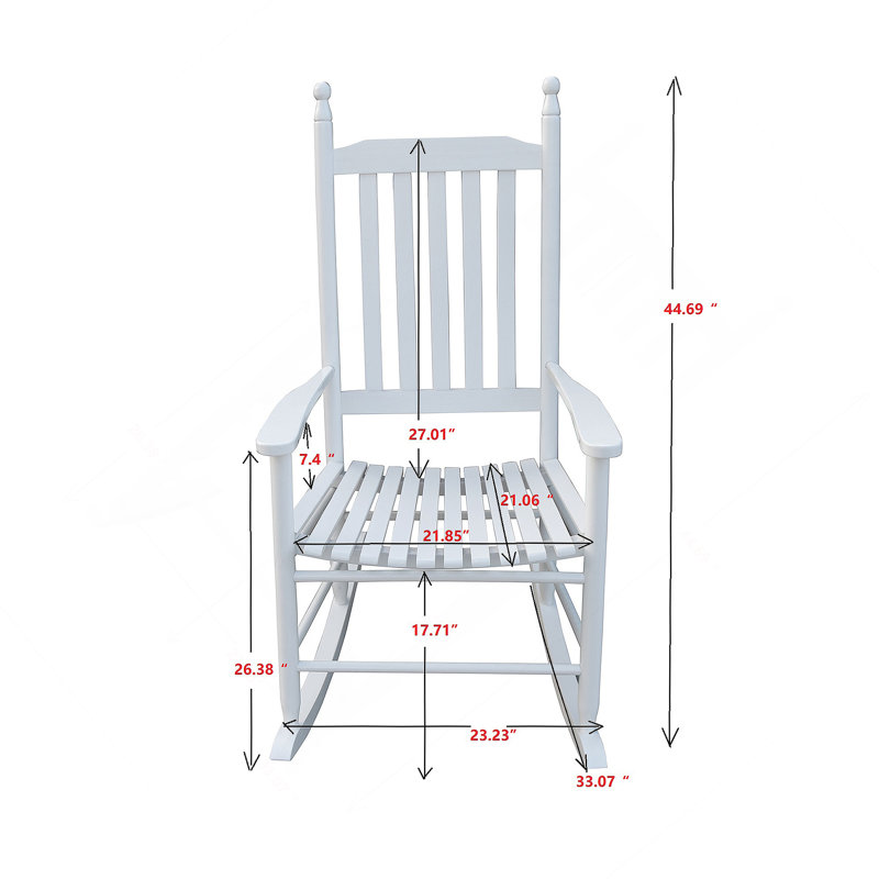 Wooden Porch Rocker Chair