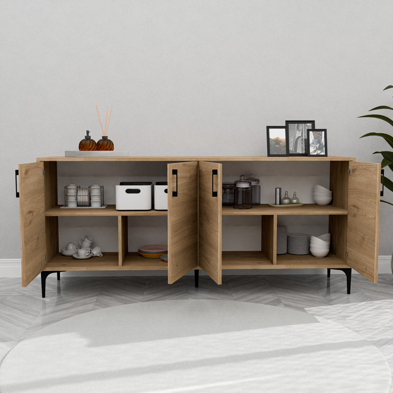 Mezza 80cm Sideboard, Oak