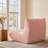 Togo Lazy Sofa Chair, Large Bean Bag Chairs for Adults, Memory Foam Fluffy Lounge Chair with Lumbar Pillow, Corduroy Giant Armless Lazy Floor Sofa for Bedroom, Living Room & Gaming-1808489864