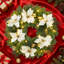 Warm White LED Battery-Operated Pine Garland | PVC Mix, Flexible for Fireplace Mantle, Stairs & Indoor/Outdoor Holiday Decor