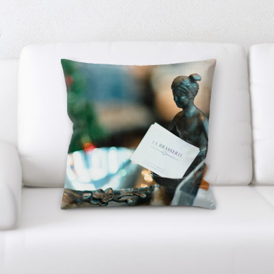 Microsuede Reversible Throw Pillow