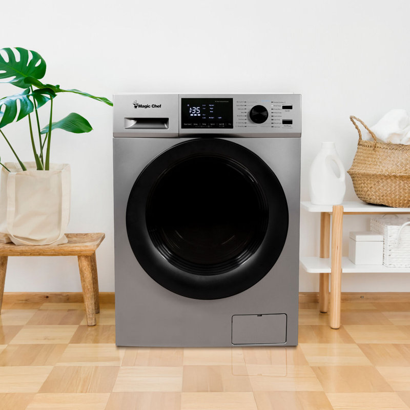 Magic Chef 2.7-cu. ft. All-in-One Washer and Dryer in Silver