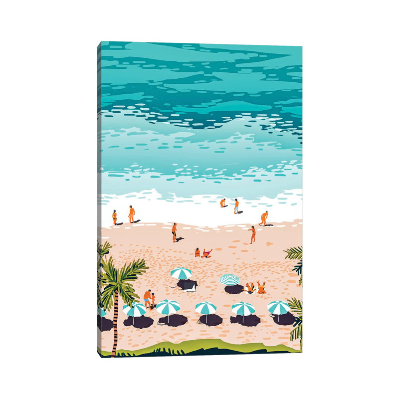 Dream in Colours Borrowed From the Sea 1 Piece Wrapped Canvas Wall Art, 20.32 cm H x 30.48 cm W