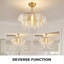 Ventilateurs de plafond en cristal 20,5 po Fandelier