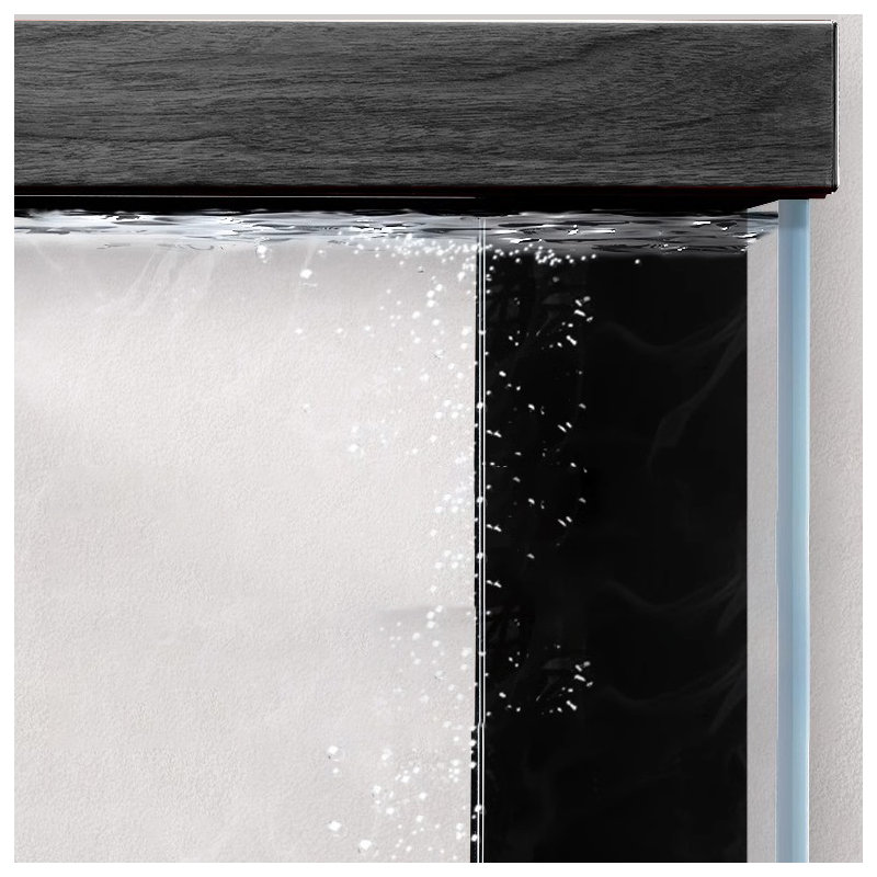 Réservoir d'aquarium gris sur pied, 58 gallons (H 59 po x l 31,5 po x P 15,7 po)