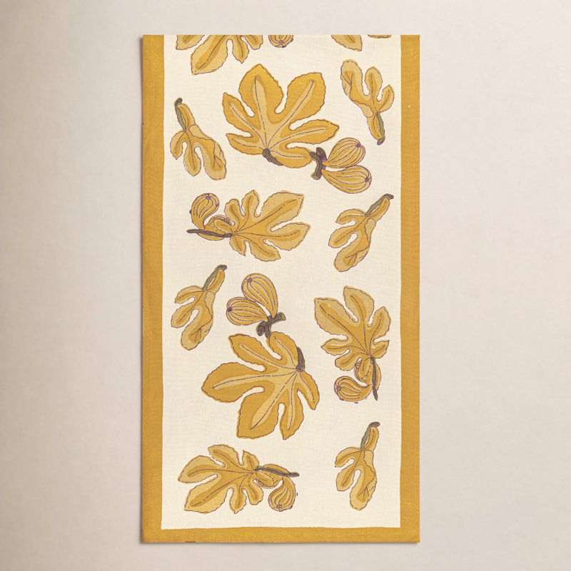 Debarata Runner - Rectangular, 72" x 16", Yellow/White