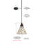 Mini-luminaire suspendu à cordon avec verre d'art 7 "Sandhill-32326189