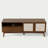 Calista TV Stand 1 Drawer 2 Door - Teak Brown-1362225455