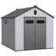 Remise de rangement en plastique 8 * 10Ft pour le grand jardin-123794492