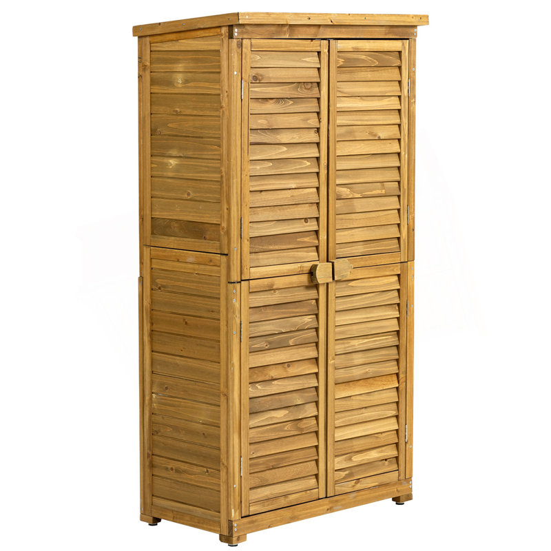 Armoire de rangement extérieure, remise de jardin, remise de piscine avec porte verrouillable