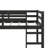Twin Raised Loft Bed With Ladder-61052271
