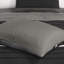 Édredon noir très grand - 7 pièces en faux suède avec lit élégant de taille classique-131257044