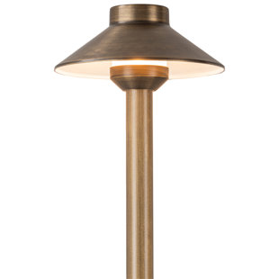 Antique Brass Solid Brass Pathway Light