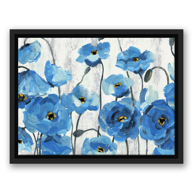 « pop », reproduction de toile tendue sur toile enroulée, H 12 po x l 16 po x P 1,25 po, Cadre noir
