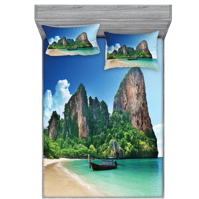 Microfiber Sheet Set, Full Sheet Set with Fitted Sheet