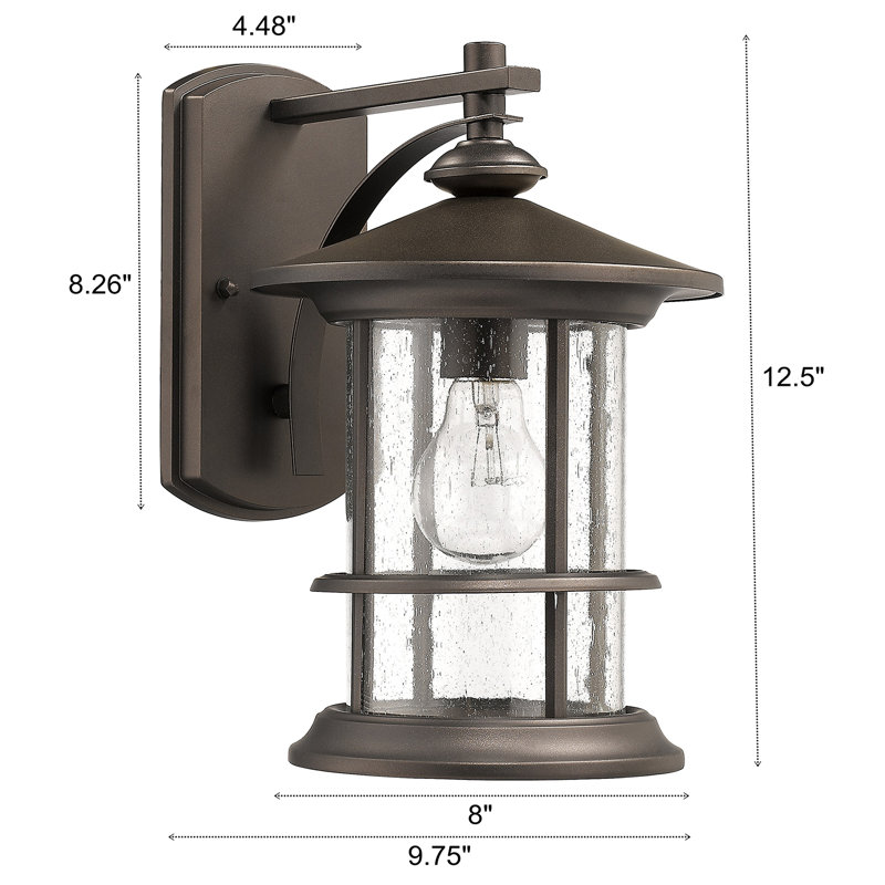Tallapoosa bronze huilé 1 - ampoule 12,5 H