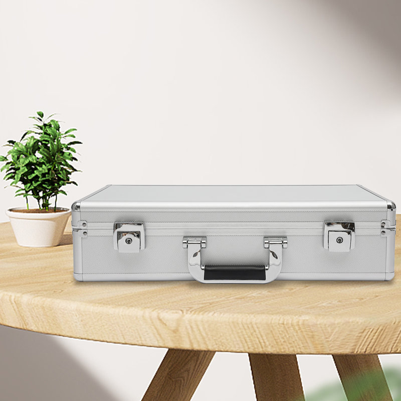 Boîte de rangement pour montre en alliage d'aluminium à 24 grilles