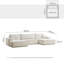 6 Seater Reclining Corner Sofa -16763165