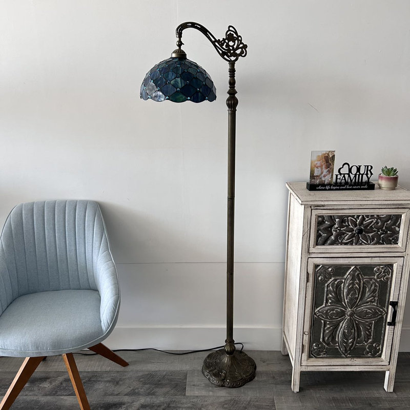 Padma 63'' Bronzed Arched Floor Lamp