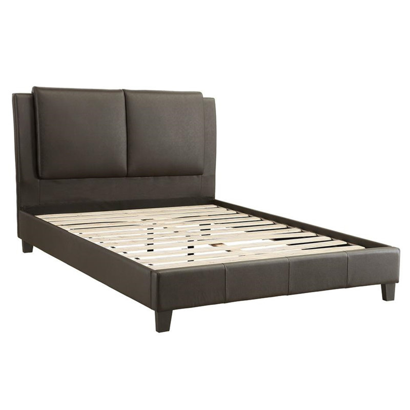 Barina Vegan Leather Platform Bed, California King