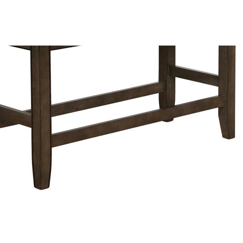 Banc rembourré Weyland, Gris, Blanc