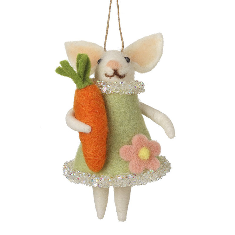 14cm Fabric Animals Hanging Figurine Ornament