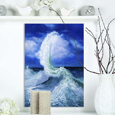 « sea & shore », "océan landscape" , reproduction sur toile tendue
