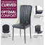Dululu 46cm H Upholstered Metal Upholstered Back Parsons Chair in Black-2089813895