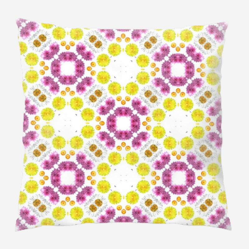 Coussin décoratif fleur, Intérieur