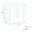 Elkins 3-Drawer Kitchen Island White And Pine-1234450143