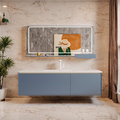 Light luxury style bathroom cabinet