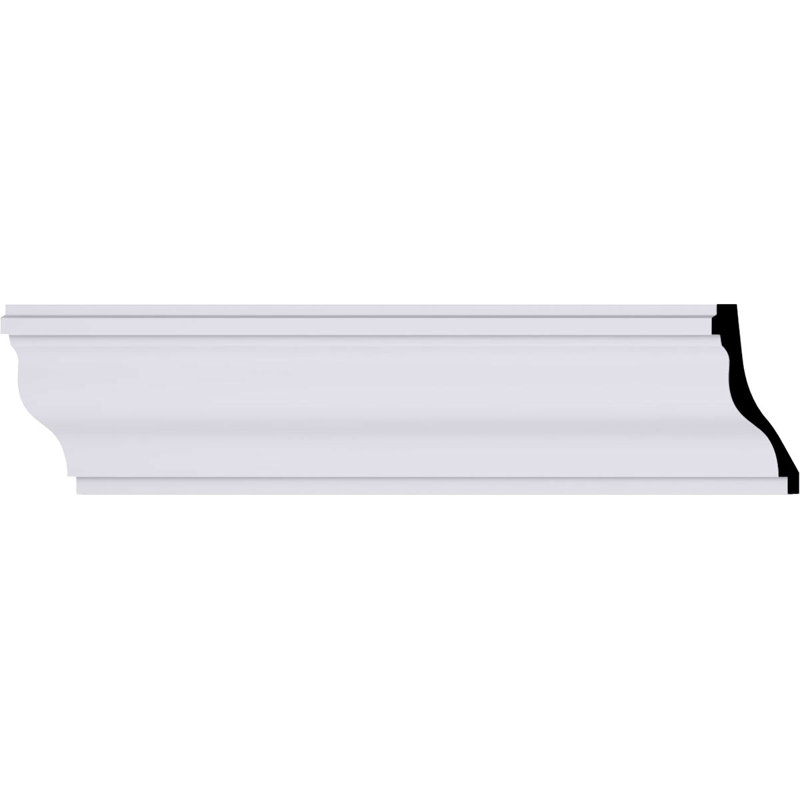 Moulure couronnée Milton H 7 1/8 po x P 3 1/4 po x F 7 3/4 po x L 94 1/2 po