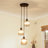 Stacyann 3 - Light Round Crystal Chandelier with Crystal Lampshade, Dining Room Light Fixture Over Table with Adjustable Height-1386922505