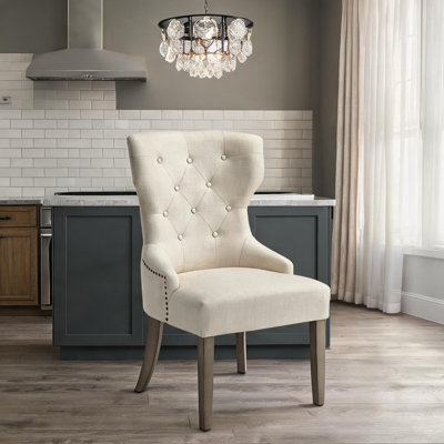 Chaise capitonnée