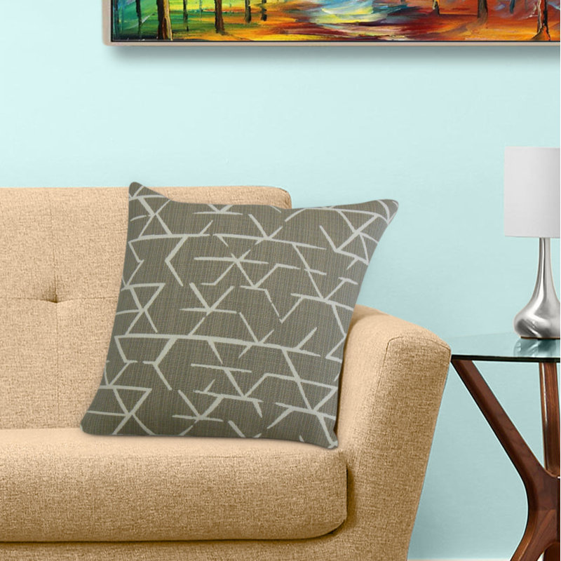 Coussin Umatilla, 26 po x 26 po, Turquoise, Coussin décoratif