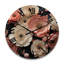 Horloge murale en bois massif Mattisen-907938310