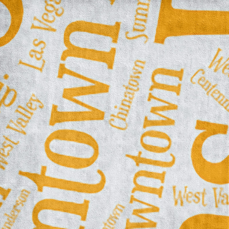Bath Towel, Orange, Poly/Cotton, Las Vegas